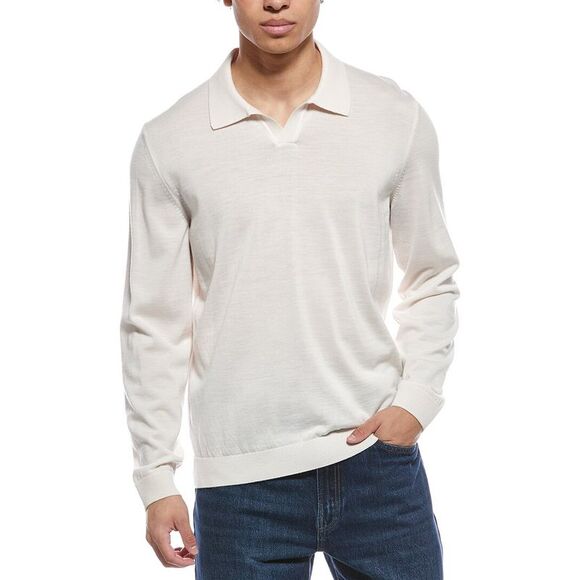 Hugo Boss MensEnord Wool Polo Shirt White